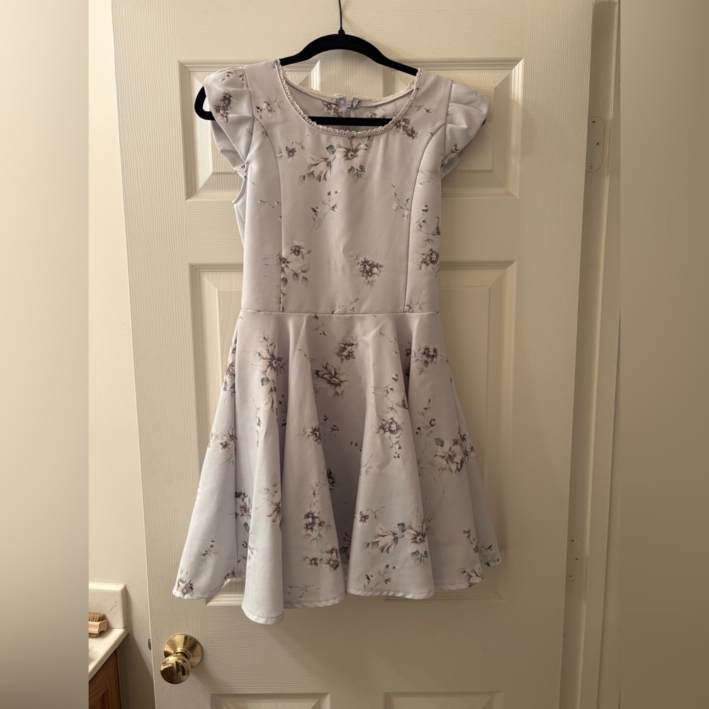 Floral Feminine Mini Dress